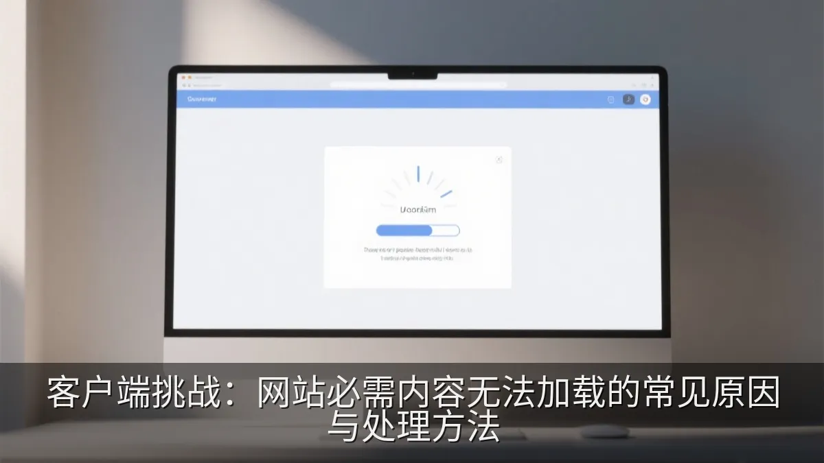 客户端挑战：网站必需内容无法加载的常见原因与处理方法